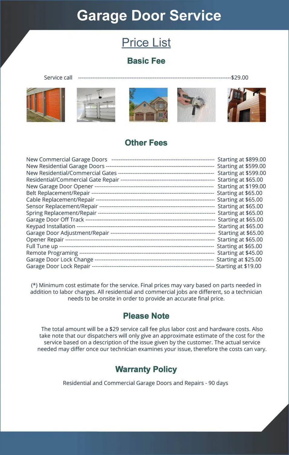 Exclusive Garage Door Service Chicago, IL 773-353-6363